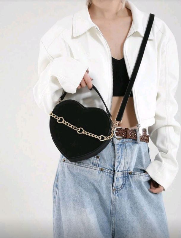 Hjerte formet håndveske